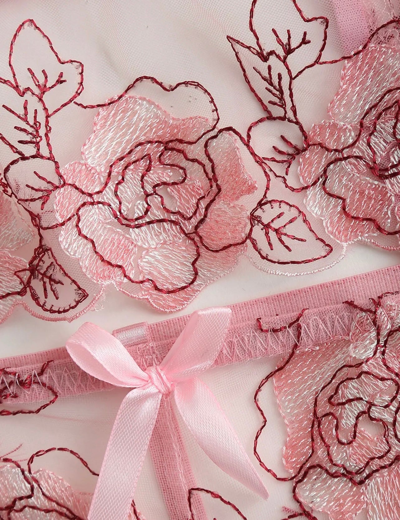 Camellia floral intimate set